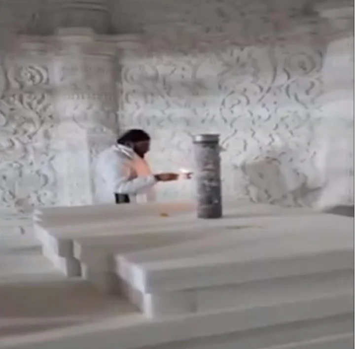 Ram Mandir Ayodhya Garbhagriha Video Viral
