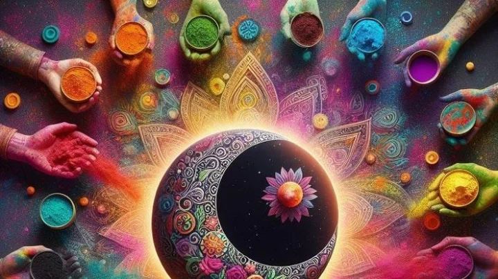 Holi 2024 होळीच्या दिवशी वर्षातील पहिले चंद्रग्रहण