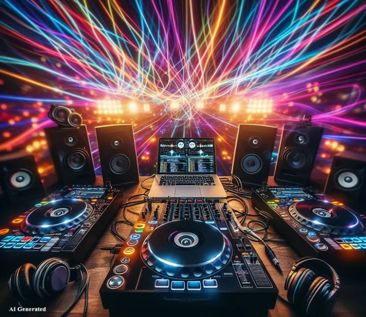 DJ played loudly