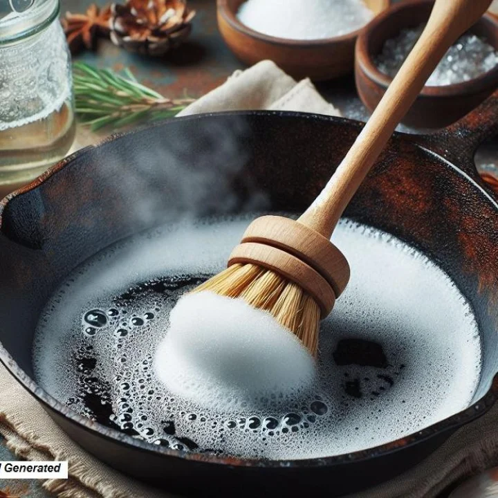 मात्र 5 रुपयांत चमकवा काळी पडलेली लोखंडी कढई आणि तवा !