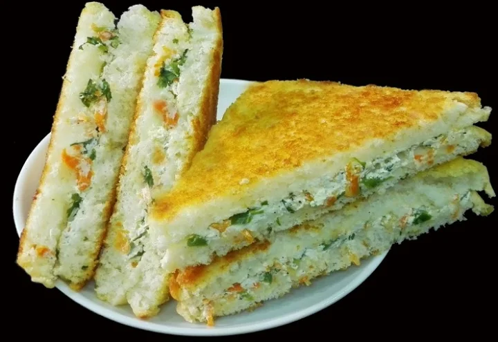  Potato Schezwan Sandwich Recipe