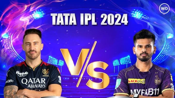 RCB vs KKR : रॉयल चॅलेंजर्स बंगलोर आणि कोलकाता नाईट रायडर्स यांच्यातील सामना आज, प्लेइंग 11 जाणून घ्या