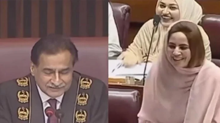 पाकिस्तान महिला खासदार सभापतींना म्हणाल्या - माझ्या डोळ्यात बघा, उत्तर ऐकून हशा पिकला