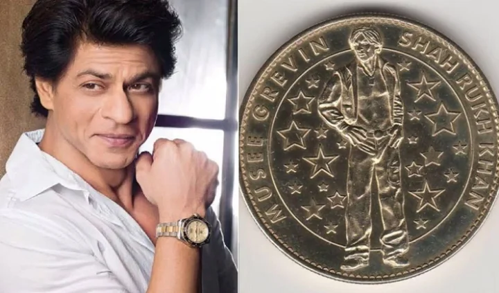 Shah Rukh Khan Honoured With Gold Coins At Grevin Museum