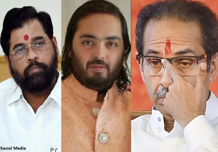 Anant Ambani meeting with Thackeray and Shinde