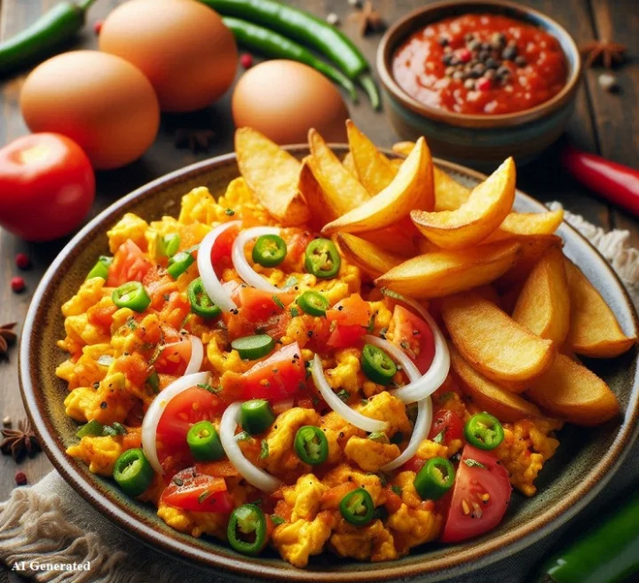 Eggs & Potatoes in breakfast