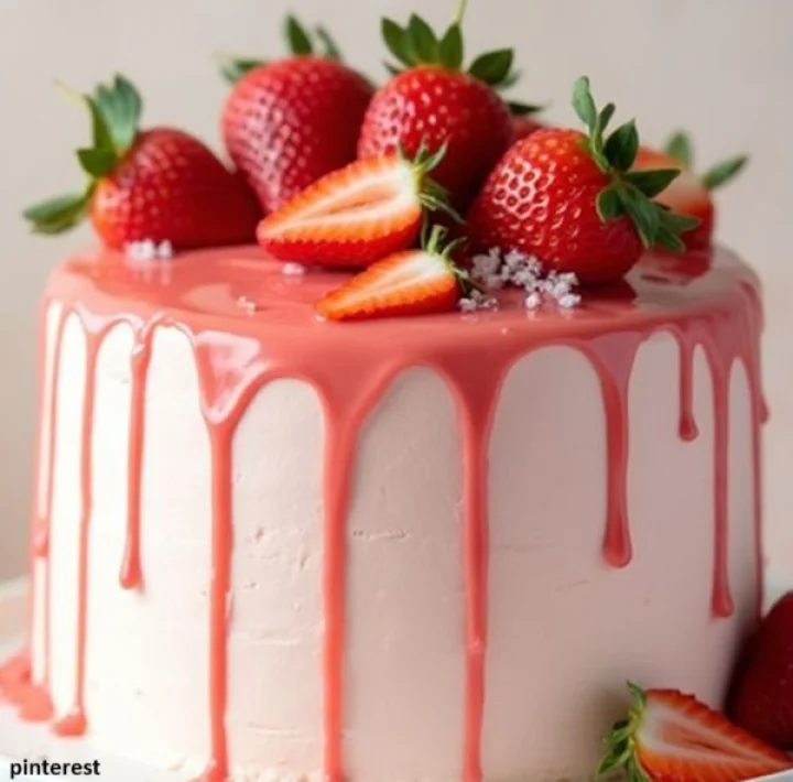 Strawberry Vanilla Cake