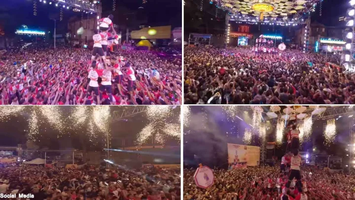 first DJ free Dahi Handi in Pune was successful