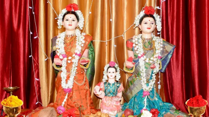 Gauri Ganpati Decoration Ideas गौरी गणपती सजावट