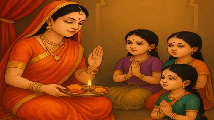 kanya pujan vidhi 2025