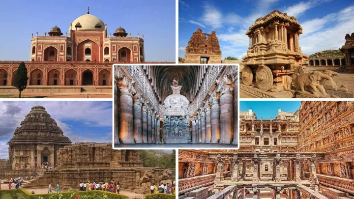 ऐतिहासिक ५ स्थळे भारतीय स्थापत्यकलेची उदाहरण; जी युनेस्कोच्या वारसा स्थळांमध्ये आहे समाविष्ट