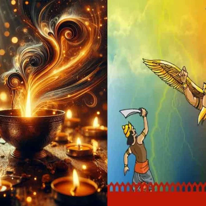 Narak Chaturdashi 2025 wishes in Marathi