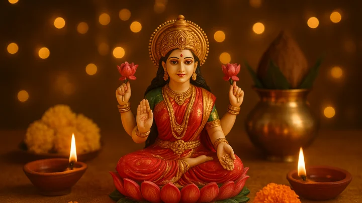 Lakshmi pujan 2025 wishes in Marathi लक्ष्मी पूजन शुभेच्छा