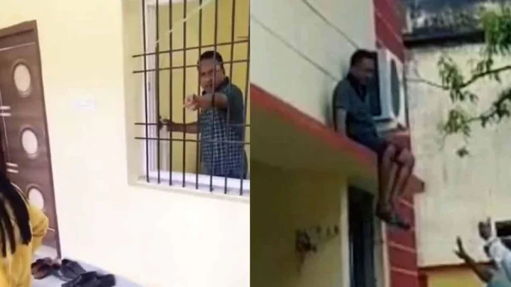 प्रेयसीसोबत झोपले होते CO, पत्नी धडकली; हाय-व्होल्टेज ड्रामाचा व्हिडिओ सोशल मीडियावर व्हायरल