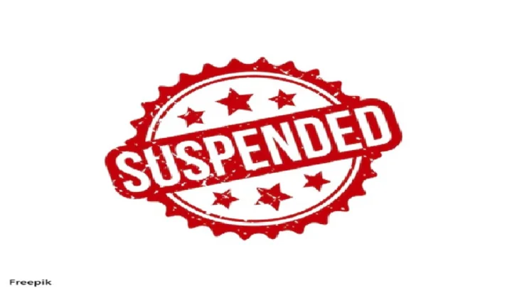 Suspended