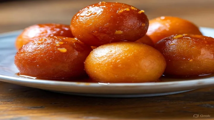 Dry gulab jamun