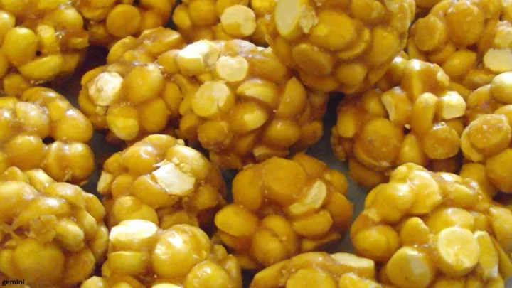 Gram jaggery laddu recipe