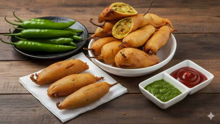 Jodhpur Style Special Mirchi Vada Recipe spicy snakes street food Rajasthan