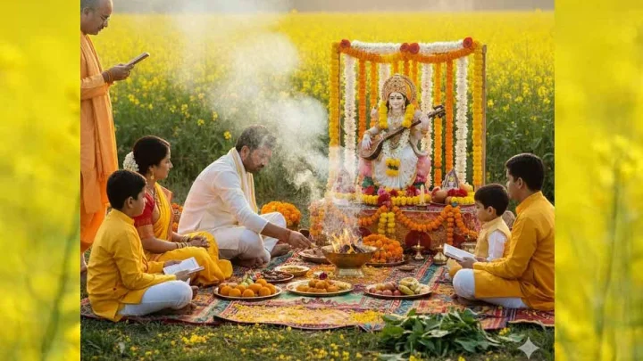 Vasant Panchami 2026 Wishes in Marathi वसंत पंचमीच्या शुभेच्छा