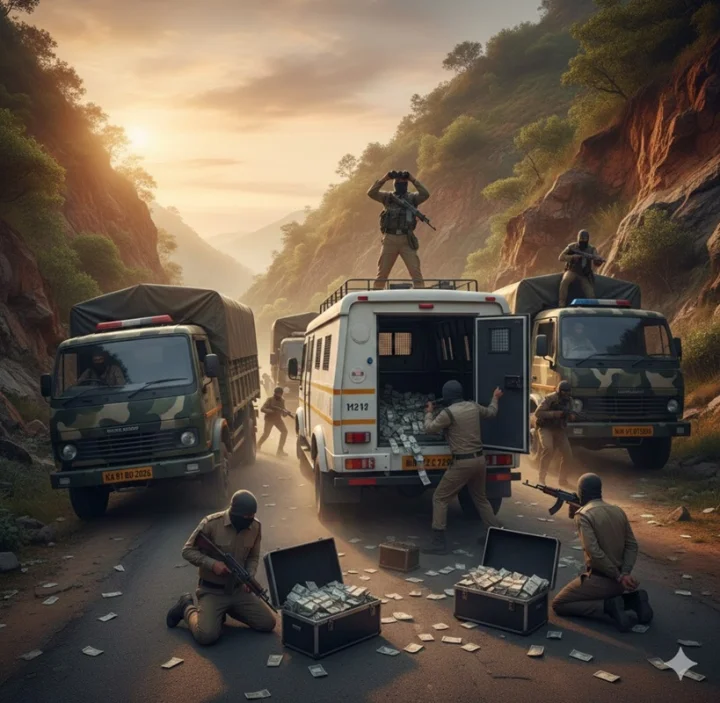 India's Biggest Heist Carrying 1000 Crore Rupees Disappears Karnataka Maharashtra Cash Loot Chorla Ghat