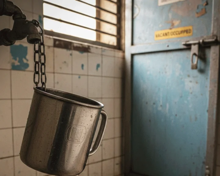 Old steel mugs will no longer be seen in train toilets