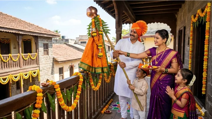 Gudi Padwa 2026 गुढीपाडवा २०२६ तिथी, मुहूर्त, विधी आणि हिंदू नववर्षाचा सांस्कृतिक वारसा