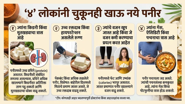 Who should not take paneer?