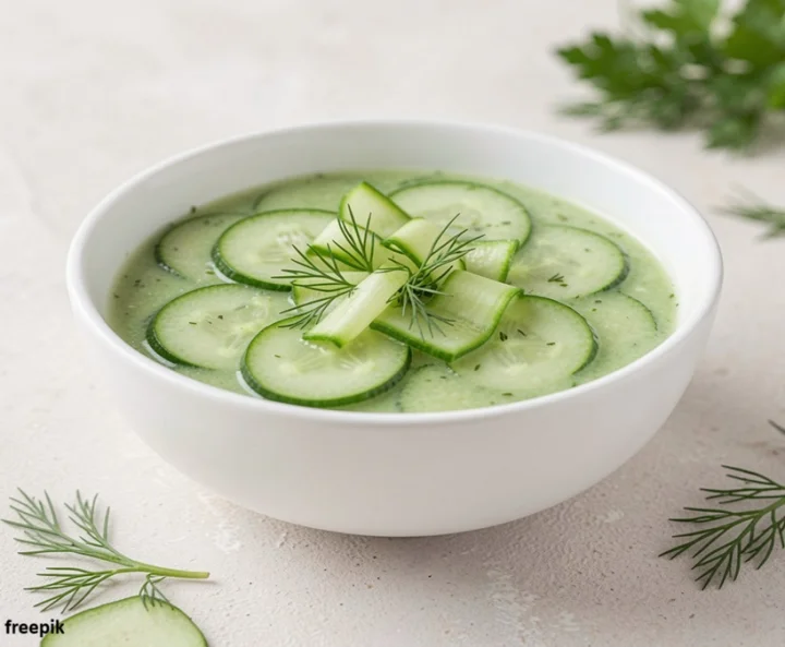 cold cucumber soup