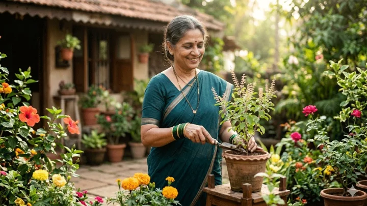 garden tulsi plant care tips