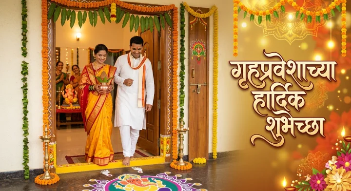 House warming wishes in marathi new home