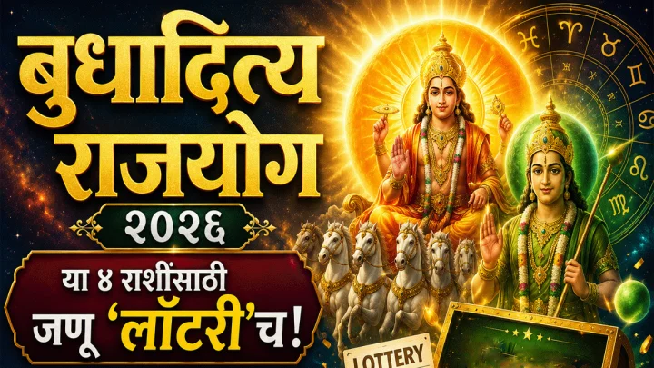 'बुधादित्य राजयोग' मुळे ४ राशींचे भाग्य उजळणार; नोकरी आणि व्यवसायात मोठ्या लाभाची अपेक्षा