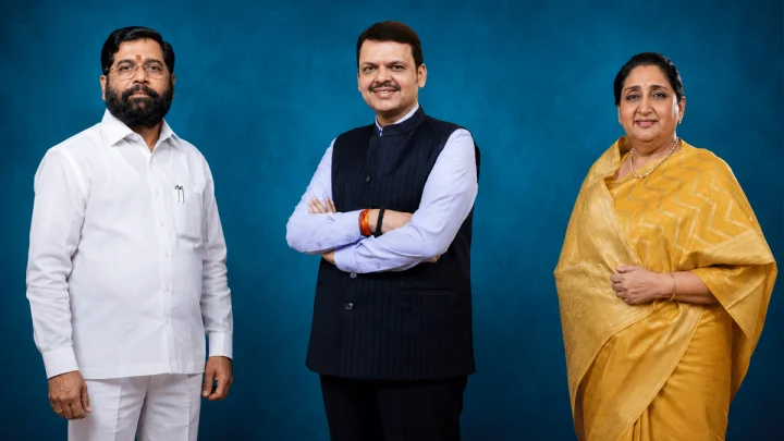 Mahayuti Eknath Shide Devendra Fadnavis Sunetra Pawar