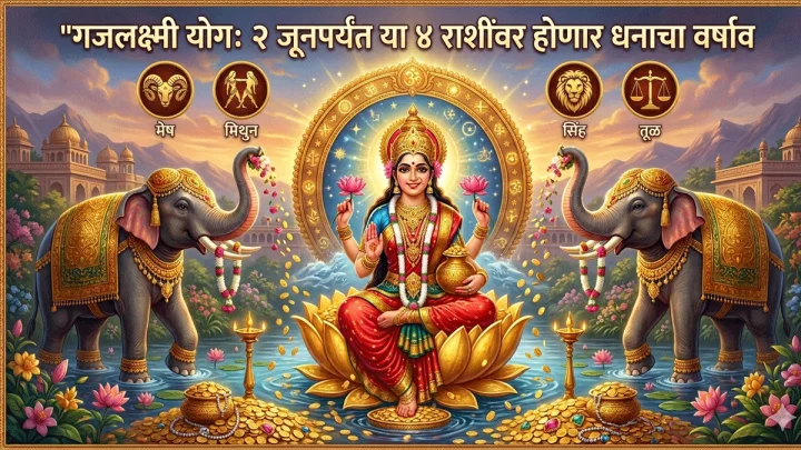 Gajlaxmi Rajyoga 2026 Effective on these 4 zodiac signs until June 2