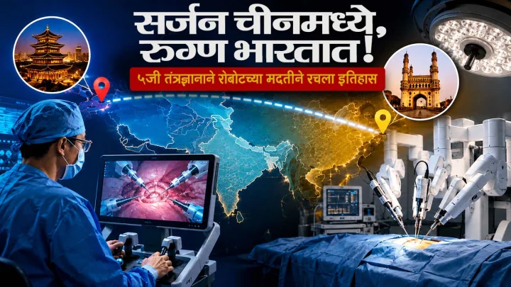 चीनमध्ये बसून डॉक्टरने हैदराबादमध्ये केली सर्जरी! ५जी आणि रोबोटिक्समुळे वैद्यकीय क्षेत्रात नवा चमत्कार