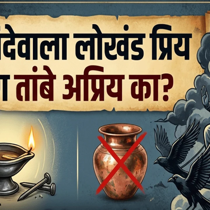 Why is copper prohibited in the worship of Shani Dev