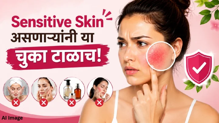 Sensitive Skin असणाऱ्यांनी या चुका टाळाच; त्वचेचे नुकसान होण्यापासून राहा दूर