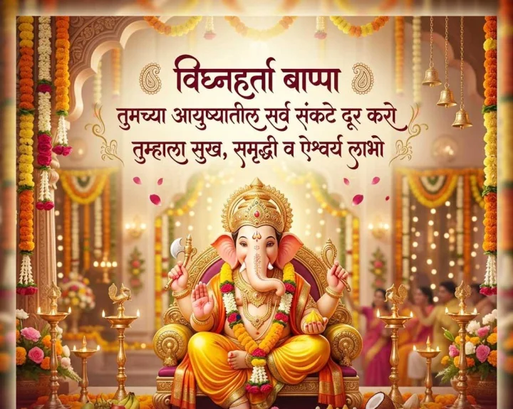 Sankashti chaturthi 2026 wishes in marathi images संकष्टी चतुर्थी शुभेच्छा फोटो