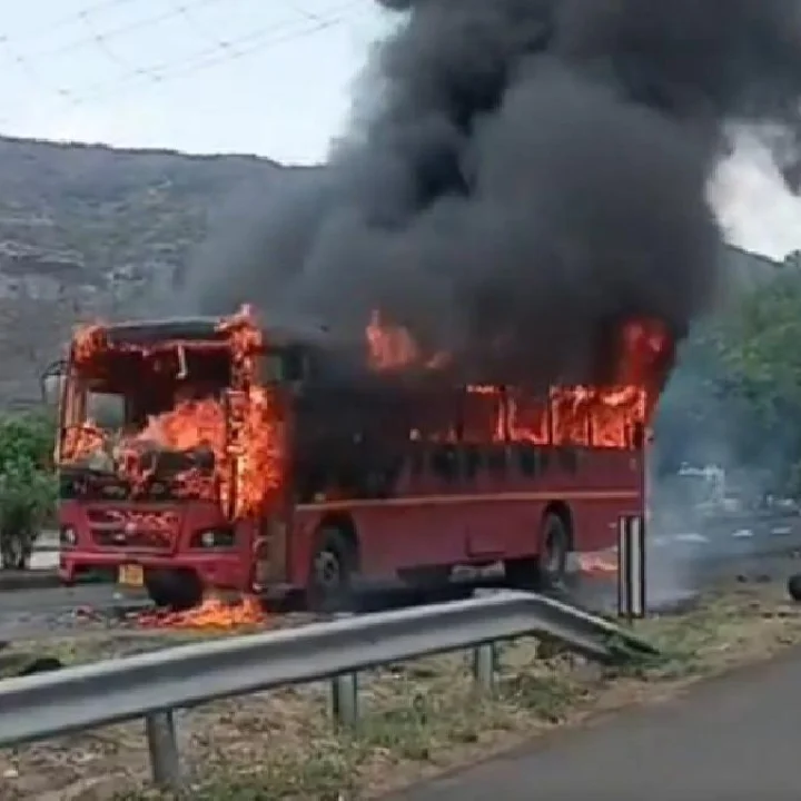 bus fire