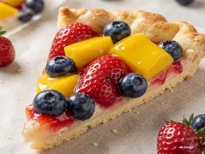 Fruit Pizza रंगीबेरंगी फ्रुट पिझ्झा; लहान मुलांच्या पार्टीसाठी उत्तम पर्याय