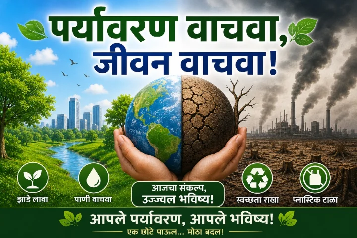 World Environment Day 2026 Quotes Images जागतिक पर्यावरण दिन प्रेरणादायी सुविचार आणि सुंदर फोटो