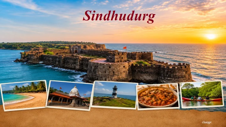 ''सिंधुदुर्ग'' महाराष्ट्रातील कोकण किनारपट्टीवरील अत्यंत सुंदर, ऐतिहासिक आणि निसर्गरम्य पर्यटन स्थळ