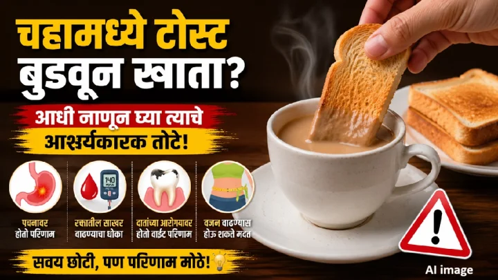 चहामध्ये टोस्ट बुडवून खाता? आधी जाणून घ्या त्याचे आश्चर्यकारक तोटे