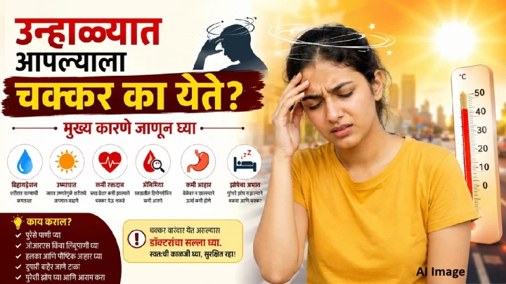 उन्हाळ्यात चक्कर का येते? दुर्लक्ष करू नका ही महत्त्वाची लक्षणे