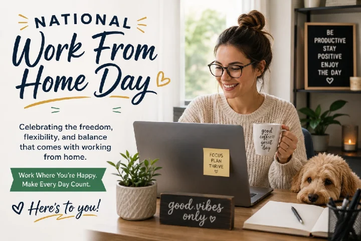 National Work From Home Day 2026 नॅशनल वर्क फ्रॉम होम डे इतिहास, महत्त्व आणि संकल्पना जाणून घ्या