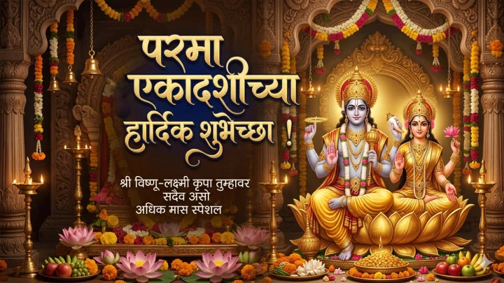 Parama Ekadashi Wishes in Marathi 2026 परमा एकादशी शुभेच्छा संदेश