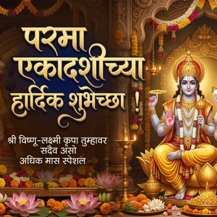 Kamla Ekadashi Wishes in Marathi