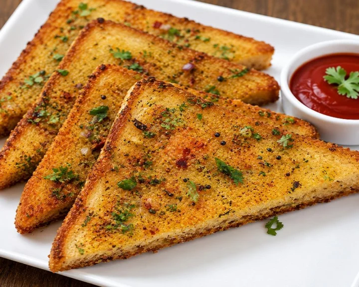 Rava bread toast