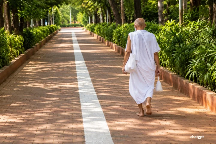 मुंबईत घाटकोपर आणि कांजूरमार्ग परिसरातील सोसायट्यांमध्ये सार्वजनिक एरियात जैन मुनी धर्मगुरूंसाठी पांढऱ्या रंगाची पट्टी रंगवण्यात आल्याने मोठा वाद