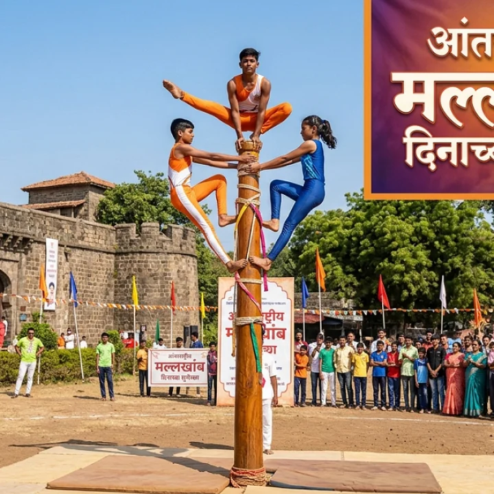 International Mallakhamb Day 2026 Wishes in Marathi