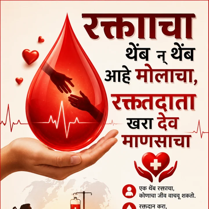 World Blood Donor Day quotes poster